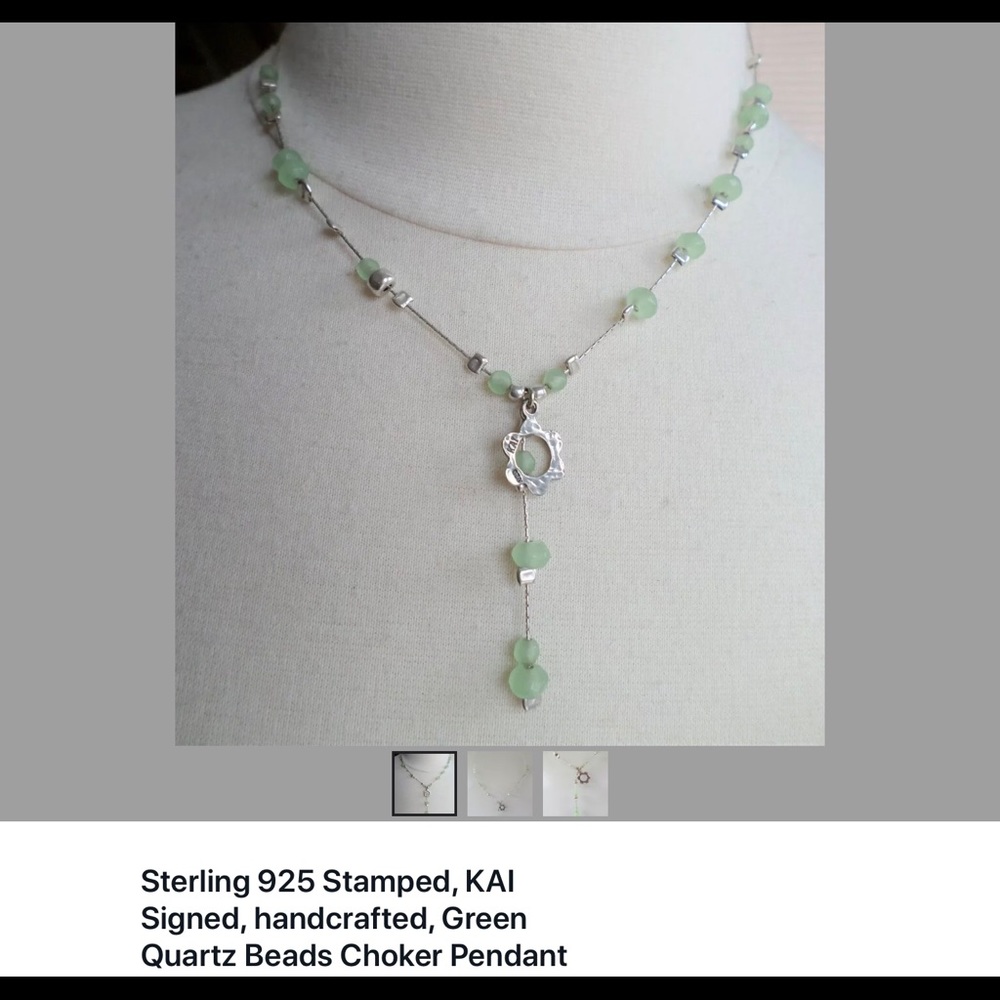 Sterling Silver designer choker by KAI
